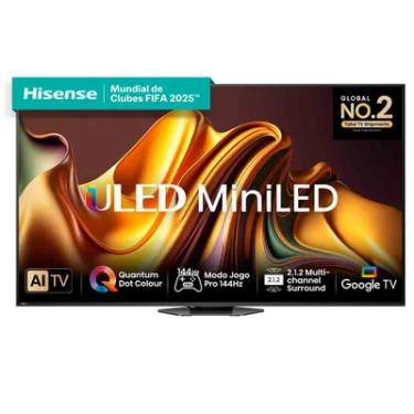 Imagem de Smart Tv Hisense QLED Mini Uhd 4k 75 " Frequência 144 Hz E Wi-fi - 75u86lua