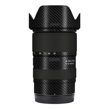 Imagem de Adesivo antiarranhões para lente de câmera para Tamron 28-75 mm F2.8 G2 adequado para Nikon Mount Coat Vinil Película Protetora Decalques 28-75 F 2,8 G 2 (Fibra de Carbono Preto)