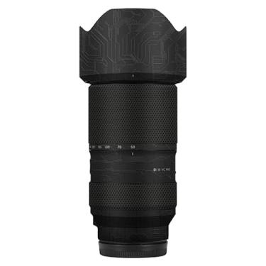 Imagem de Adesivo de câmera antiarranhões com tampa de lente película protetora decalque protetor corporal para Tamron 50-300 mm F4.5-6.3 adequado para Sony Mount 50 300 (preto circuito)