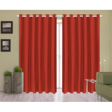 Imagem de Cortina Blackout Corta Luz 2,80 X 3,00 Antimofo Sala Quarto Cozinha Ev