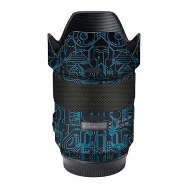 Imagem de Adesivo de lente de câmera antiarranhões para Tamron SP 45 mm F1.8 adequado para Canon EF Mount Coat Wrap película protetora de corpo protetor capa de pele 45 1.8 (azul circuito)