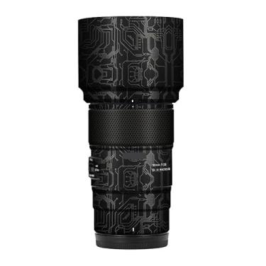 Imagem de Adesivo protetor de câmera de película de vinil para lente para Tamron 90 mm F2.8 adequado para Nikon Z Mount Protector Coat Accessories 90 2.8 (Circuit Titanium)