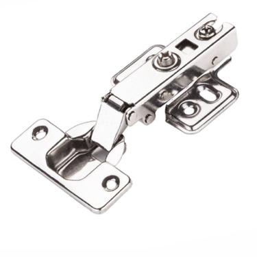 Imagem de Dobradiça Reta Inox Pistao Amortecedor 35mm Renna