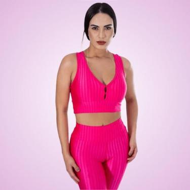 Imagem de Top Nadador 3D com Bojo Pink - Vimo, M, Pink