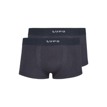 Imagem de Kit com 2 Cuecas Sunga Lupo 656-001, Cinza, M