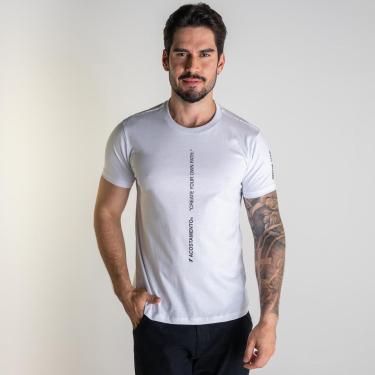 Imagem de Camiseta Acostamento Vertical Branca-Masculino