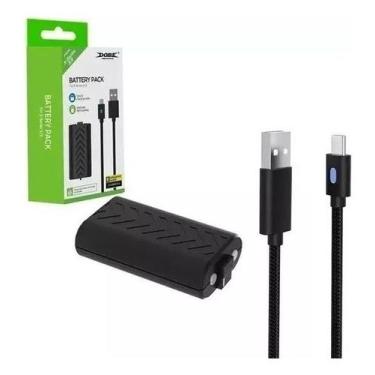 Imagem de Cabo Carregador Tipo C 3 Metros + Bateria Compatível Xbox Series S - D