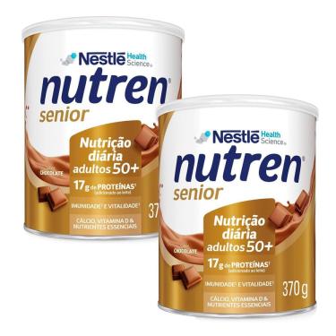 Imagem de Kit 2 Nutren Senior Composto Lácteo Chocolate 370g