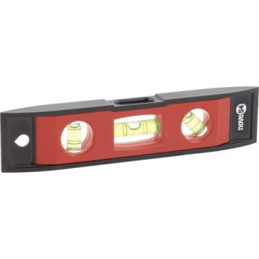 Imagem de Nível de plástico 6" com base magnética 3 bolhas - Nove54