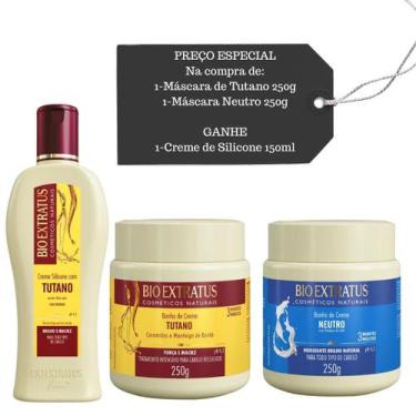 Imagem de Cronograma Bio Extratus Neutro e Tutano + Creme Silicone