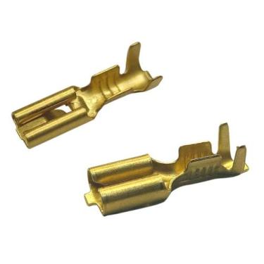 Imagem de Terminal Encaixe Femea Com e Sem trava 4,7mm e 2,8mm Falante - NTV SOM