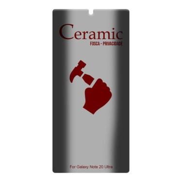 Imagem de 2 Películas 3d CERAMICA Privacidade Fosca P/ Samsung Galaxy Note 20 Ul