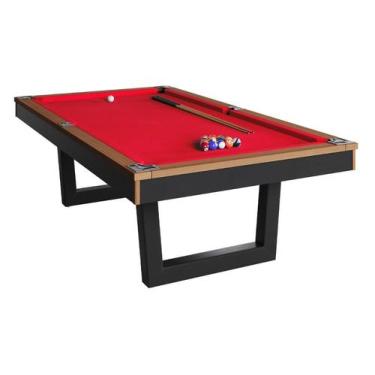 Imagem de Mesa de Sinuca/Bilhar - 2,34x1,34 - Nelson Bilhares, Vermelho