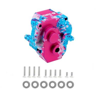 Imagem de TCRC Splash Anodizing Aluminum Gearbox Housing Transmission Case for 1/18 TRX4M Defender Bronco F-150 High Trail Crawler Truck Upgrades