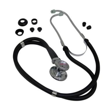 Imagem de Estetoscópio Rappaport Preto Premium - G-Tech
