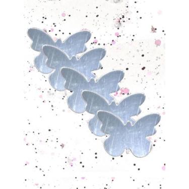 Imagem de EP13 kit com 5 espelhos para o mini molde borboleta R549 - confeitaria