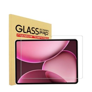 Imagem de YINOVEEN Protetor de tela de vidro temperado para tablet OnePlus Pad 2 Pro Android de 13,2 polegadas, 9H, antiarranhões, dureza 9H
