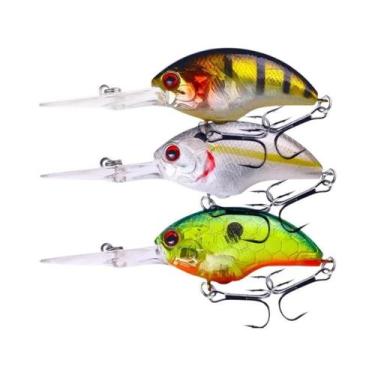 Imagem de Isca De Pesca HENGJIA 13G 9CM Rock Crankbait Minnow Com Anzóis Agudos 