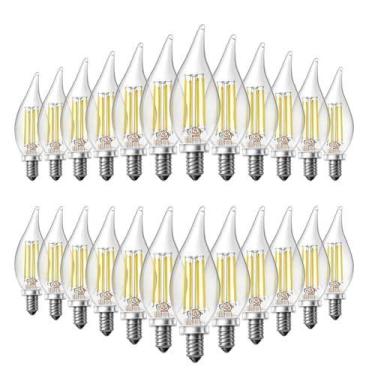 Imagem de Lâmpada LED DAYBETTER Chandelier 60W E12 Regulável 5000K 600lm