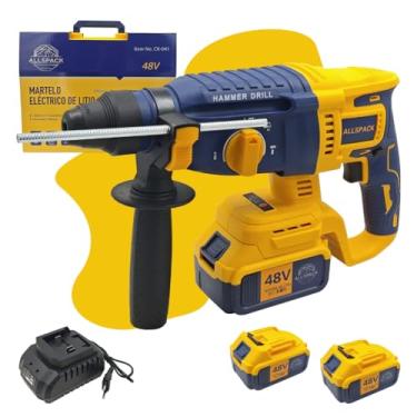 Imagem de Martelete 5kg Furadeira de Impacto Rotativo 48v Rompedor Demolidor Perfurador 4500w CK-041