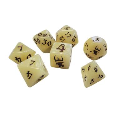 Imagem de Steve Jackson Games Munchkin Polyhedral Dice Set (Tan/Brown)