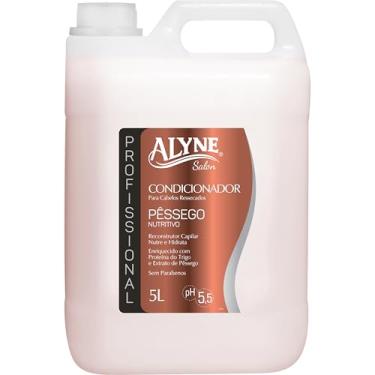 Imagem de Alyne, Condicionador para cabelos, Pessego Nutritivo, 5 Litro, Marrom