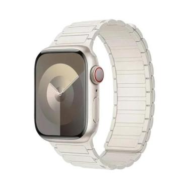 Imagem de Pulseira Magnética De Silicone De 46mm 42mm 40mm 41mm 45mm 44mm 49mm P
