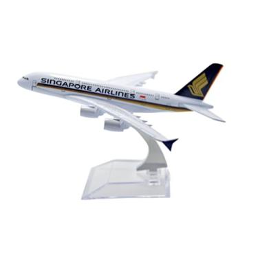Imagem de TANG DYNASTY(TM 1:400 16cm A380 Singapore Airlines Metal Airplane Model Plane Toy Plane Model