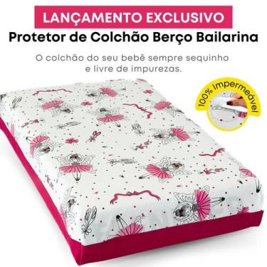 Imagem de Capa Para Colchão Estampado Berço Mini Cama Antixixi Silencioso - EBEN