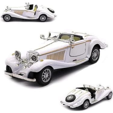Imagem de Escala 1:28 Pullback Diecast Metal Antique Classic Model Cars Presente
