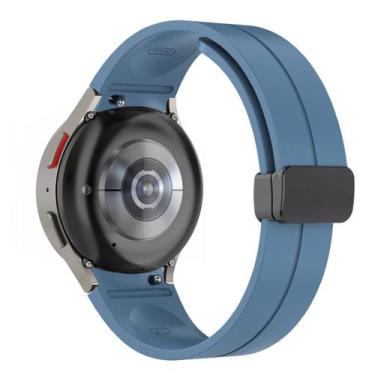 Imagem de Pulseira de Silicone magnética para Samsung Galaxy Watch 4 Watch 5 Act