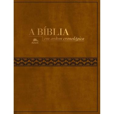 Imagem de Biblia Nvi Em Ordem Cronologica - Capa Marrom