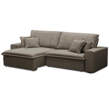 Imagem de Sofá Retrátil Reclinável Para Sala 3 Lugares 230cm Varsov F04 Veludo M