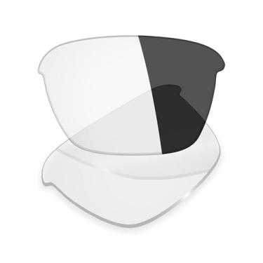 Imagem de Mryok Lentes de reposição UV400 para óculos de sol Oakley Thinlink OO9316, HD Polarized, proteção UV, resistente a impactos e ajuste perfeito - Adapte cinza fotocromático