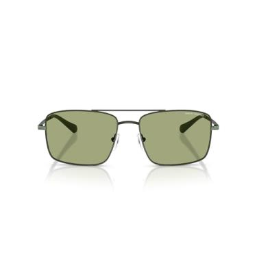 Imagem de Óculos de sol masculino A|X ARMANI EXCHANGE AX2054S, verde-escuro fosco/verde, 57 mm, Verde escuro fosco/verde, 57 mm