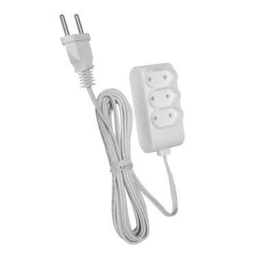 Imagem de EXTENSÃO ELÉTRICA SMART 3 TOMADAS COM CABO 1,5 METROS 10A 2P - FAME