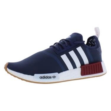 Imagem de adidas Tênis masculino NMD_r1, Azul marinho/branco-azul, 46