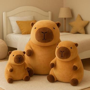 Imagem de Familia Capivara Filo De Pelúcia Igual A Foto Antialérgica Fofa Para P