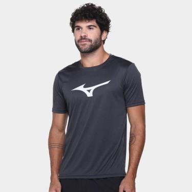 Imagem de Camiseta Mizuno Run Spark Masculina, Chumbo, P