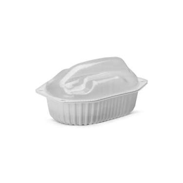 Imagem de 100un Embalagem para Frango Assado G100 Branco Galvanotek