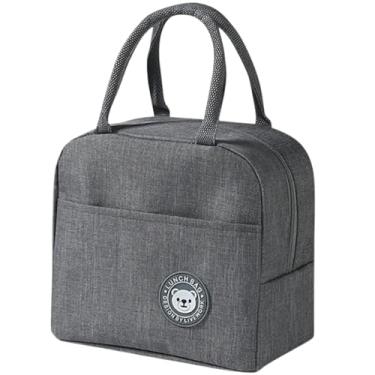 Imagem de Bolsa Térmica para Marmita com Alça – Impermeável, Compacta, Reforçada, Leve e Funcional – Mantém Alimentos Quentes ou Frios – Ideal para Trabalho, Academia e Passeios