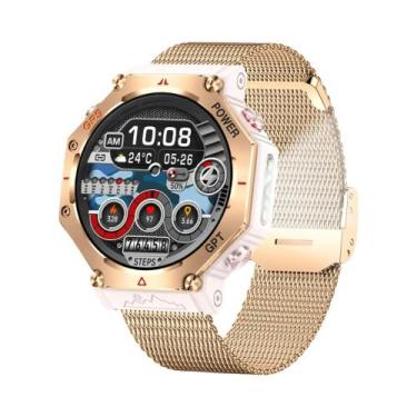 Imagem de Relógio Inteligente Militar Masculino Com GPS, Bússola, Lanterna, À Pr