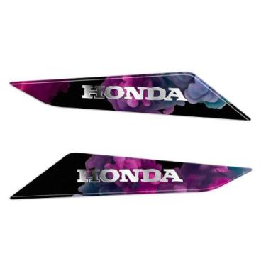 Imagem de Adesivo Protetor Lateral Compatível Crf 1000l África Twin Resinado - A