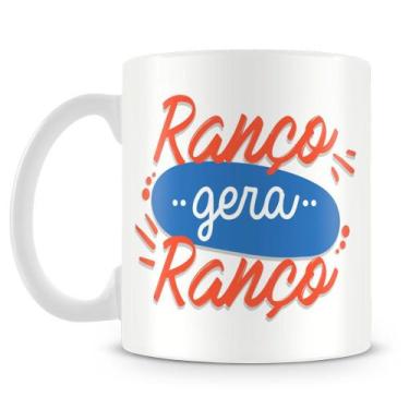 Imagem de Caneca Personalizada Ranço Gera Ranço - Porcelana Brilhante - Amo Cane