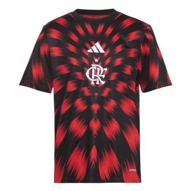 Imagem de Camiseta Adidas Flamengo Pré Jogo 2025/26 Infantil