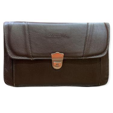 Imagem de PASTA CAPANGA DE MÃO MASCULINA COURO EXPOPELLY 016 MARROM