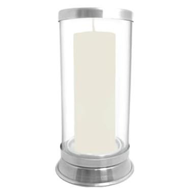 Imagem de CastiçAl Porta Vela, Suporte, CastiçAl 7 Dias Vidro Transparente, Kit Com 3 Unidades