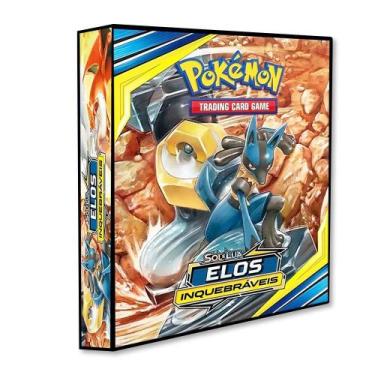 Imagem de Álbum Pasta Fichário Pokémon Sol e Lua Elos Inquebráveis Capa Dura Ref