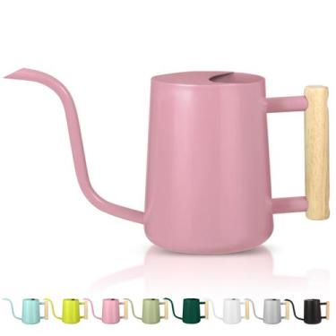 Imagem de Regador GUKJOB 1L de aço inoxidável para plantas de interior