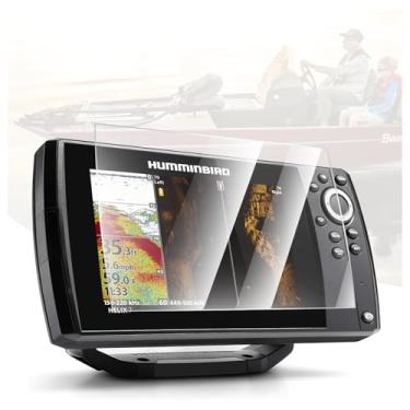 Imagem de Karltys [Protetor de tela de atualização serve para Humminbird Helix 7 GPS G2 G2N G3 G3N G4 G4N GPS 7 polegadas Fish Finder Screen Touchscreen, acessórios antirreflexo de vidro temperado transparente